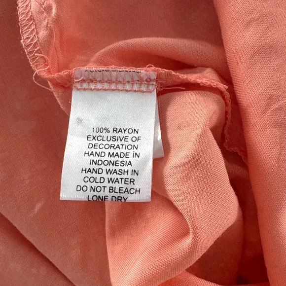 Skemo Coral Tunic with Colorful Embellishments and Tassels - Picture 8 of 8